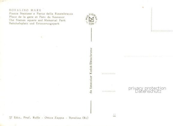 Bovalino Mare Reggio Calabria IT Piazza Stazione e Parco della Rimembranza – Bild 2