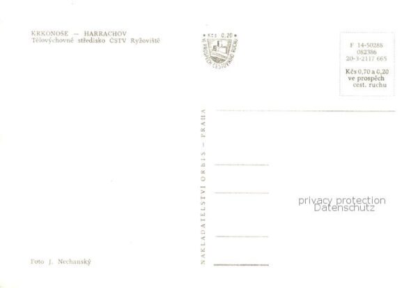Harrachov Harrachsdorf CZ Telovychovne stredisko CSTV Ryzoviste – Bild 2