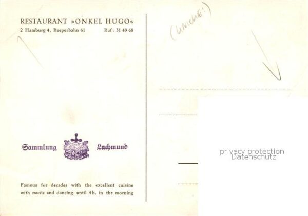 Hamburg Restaurant Onkel Hugo – Bild 2
