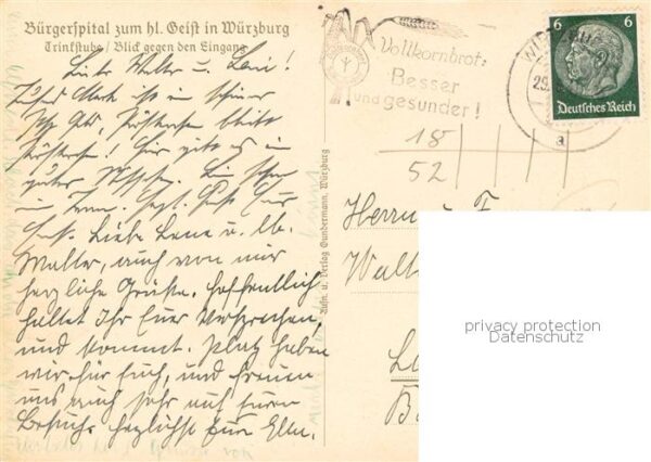 Wuerzburg Buergerspital zum hl Geist Trinkstube – Bild 2