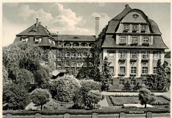Lindau  Bodensee Maria Marthastift Gartenseite
