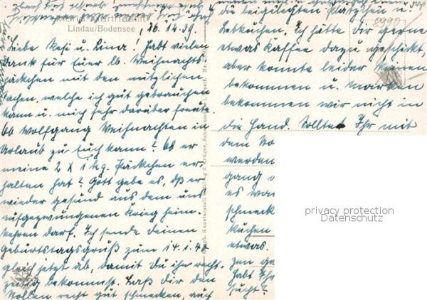 Lindau  Bodensee Maria Marthastift Gartenseite – Bild 2