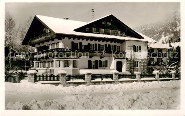 Partenkirchen Garmisch-Partenkirchen Hotel Pension Leiner Winterlandschaft