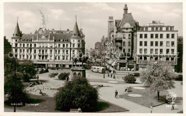 Malmoe Sweden Stortorget Denkmal