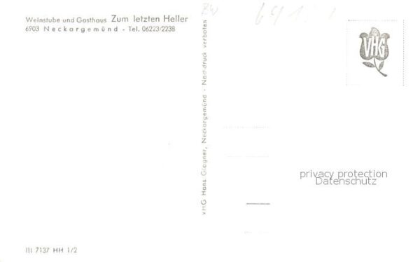 Neckargemuend Weinstube Gasthaus Zum letzten Heller – Bild 2