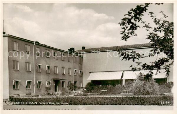 Kristinehamn Sweden Folkets Hus terrassen