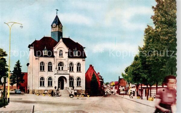 Brunssum NL Raadhuis met Kerkstraat
