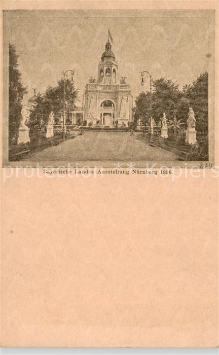 Nuernberg Bayerische Landesausstellung 1896 Koenigreich Bayern