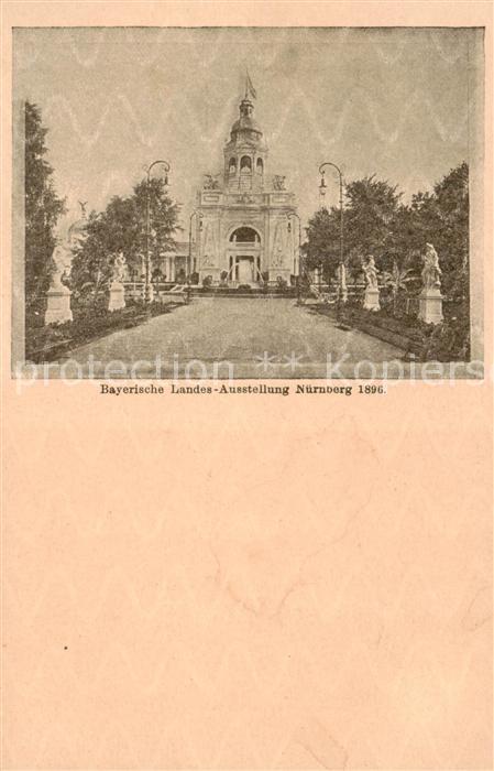Nuernberg Bayerische Landesausstellung 1896 Koenigreich Bayern