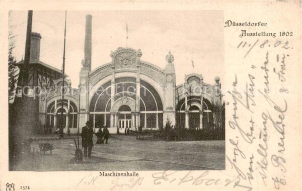 Duesseldorf Ausstellung 1902 Maschinenhalle