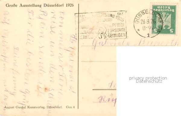 Duesseldorf Gesolei Grosse Ausstellung 1926 – Bild 2