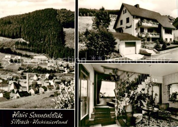 Silbach  Winterberg Hochsauerlandkreis Haus Sonnenblick Panorama
