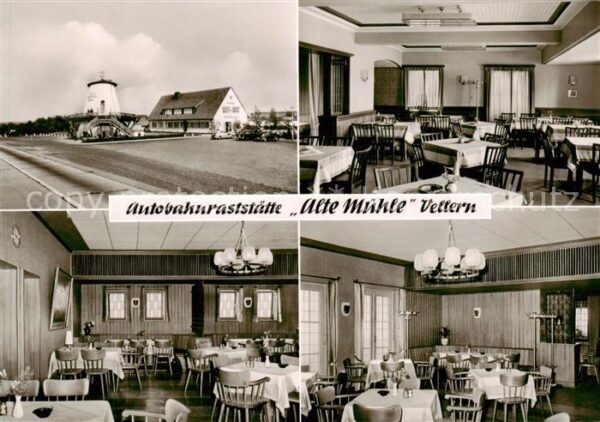 Vellern Autobahnraststaette Alte Muehle Restaurant