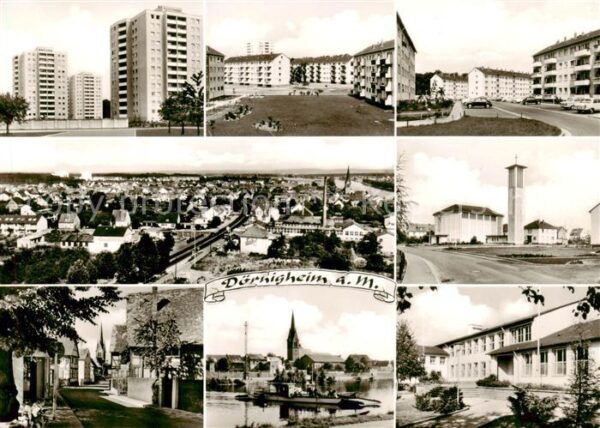 Hanau Main Stadtpanorama Luftbild Stadtansichten Wohnsiedlung Hochhaeuser