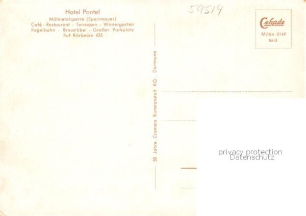 Moehnetalsperre Hotel Pantel – Bild 2