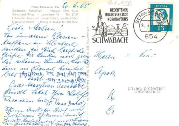 Schwabach Hotel Schwarzer Baer Restaurant – Bild 2