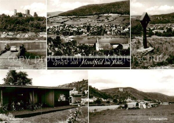 Mondfeld Wertheim Campingplatz Burgblick Mainpartie Oase der Stille Raststaette