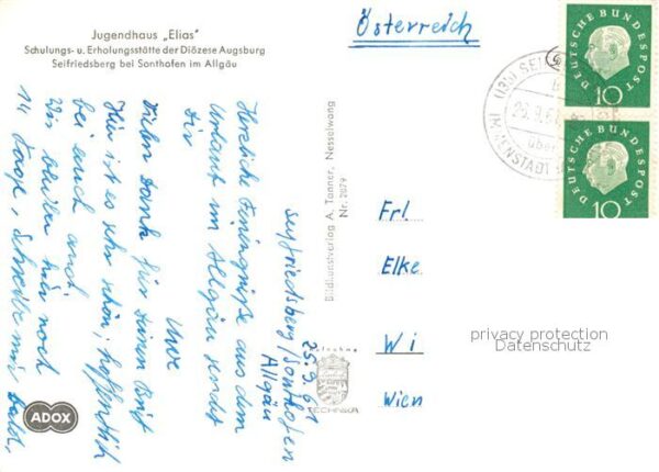 Seifriedsberg Sonthofen Jugendhaus Elias Schulungs- und Erholungsstaette der Dio – Bild 2