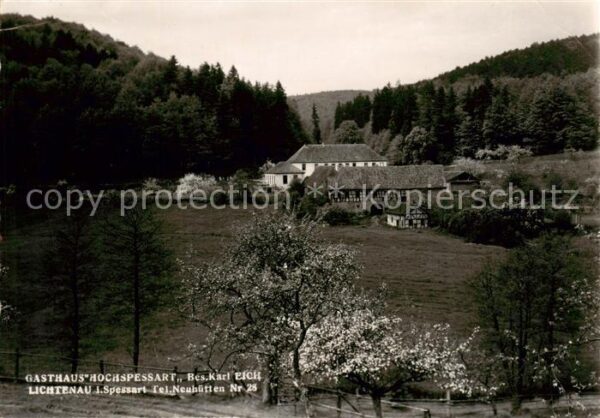 Lichtenau Spessart Gasthaus Hochspessart