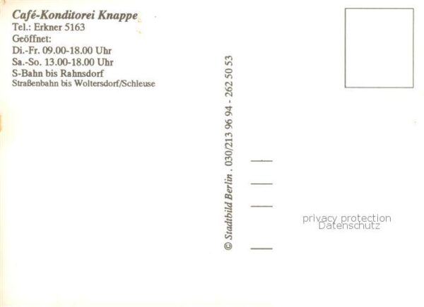 Woltersdorf Erkner Cafe Konditorei Knappe – Bild 2