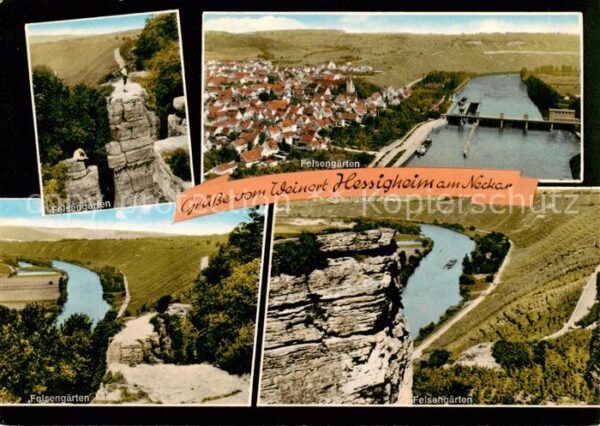 Hessigheim Felsengaerten Gesamtansicht Luftaufnahme