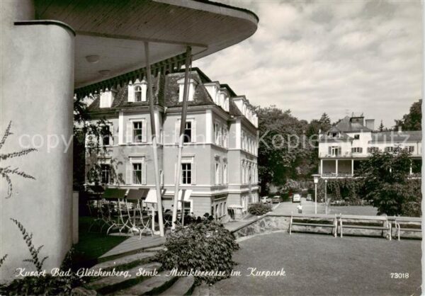 Bad Gleichenberg Steiermark AT Musikterrasse im Kurpark