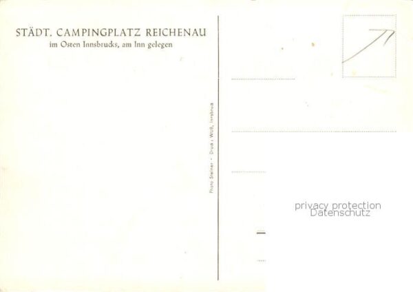 Innsbruck Tirol AT Staedt. Campingplatz Reichenau – Bild 2