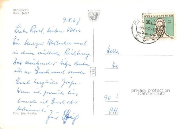 Hlohovec Slovakia Hotel Jelen Denkmal – Bild 2