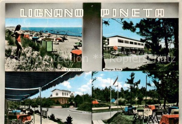Lignano Pineta IT Spiaggia Albergo Erica Ristorante