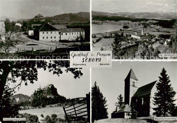 Reipersdorf Kaernten AT Gasthof Pension Schumi Kloster St. Georgen hochosterwitz