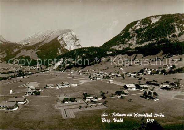 Au Rehmen Schoppernau Vorarlberg AT Panorama mit Kanisfluh Bregenzer Wald