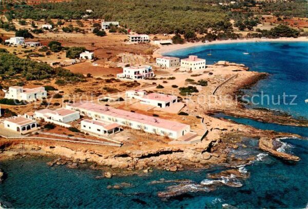Santa Eulalia del Rio Ibiza ES Vista aérea de Es Caná Ferienanlage