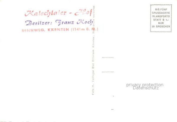 Rennweg Katschberg Kaernten AT Panorama Katschtal mit Kareck Hohe Tauern – Bild 2