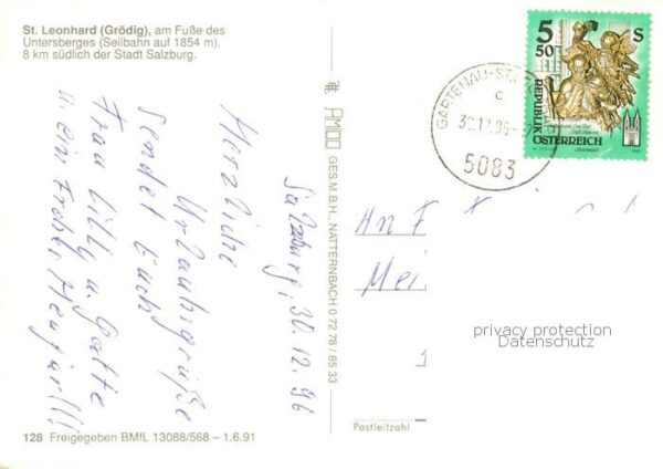 St Leonhard Groeding Salzburg AT Panorama Ort am Fusse des Untersberges – Bild 2