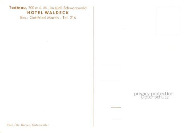 Todtnau Hotel Waldeck im Schwarzwald – Bild 2