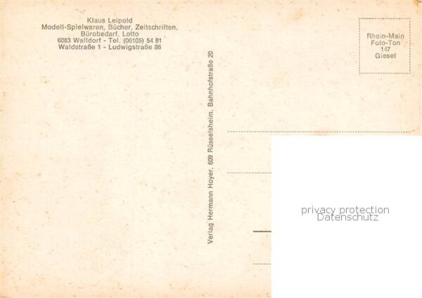 Walldorf Hessen Neutra-Siedlung Bungalows Aschaffenburger Strasse Badesee Flugha – Bild 2