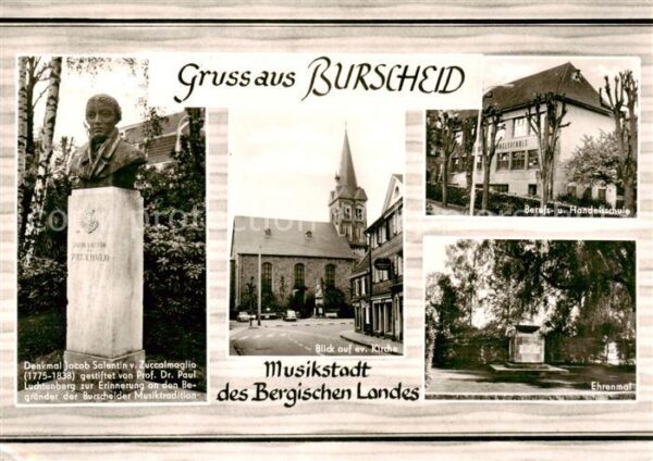 Burscheid Musikstadt des Bergischen Landes Denkmal Jacob Salentin Kirche Schule