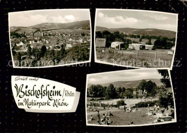 Bischofsheim Rhoen Erholungsort im Naturpark Rhoen Campingplatz Freibad