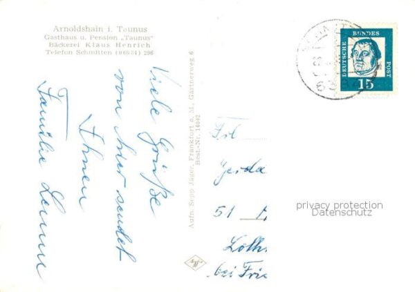 Arnoldshain Ortsansichten Gasthaus Pension Taunus – Bild 2
