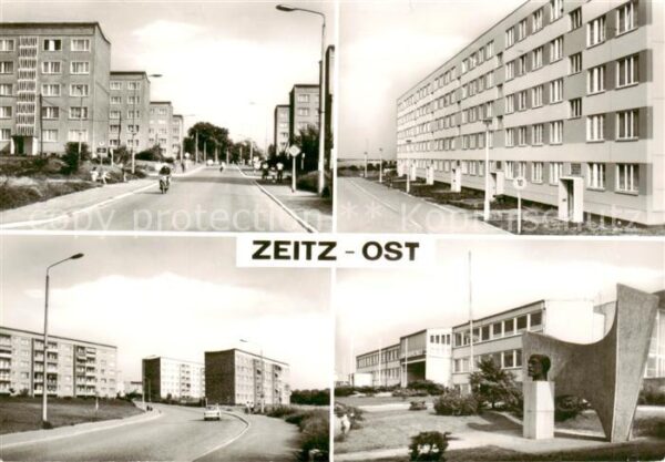 Zeitz Wohnsiedlung Neubauten Denkmal Bueste
