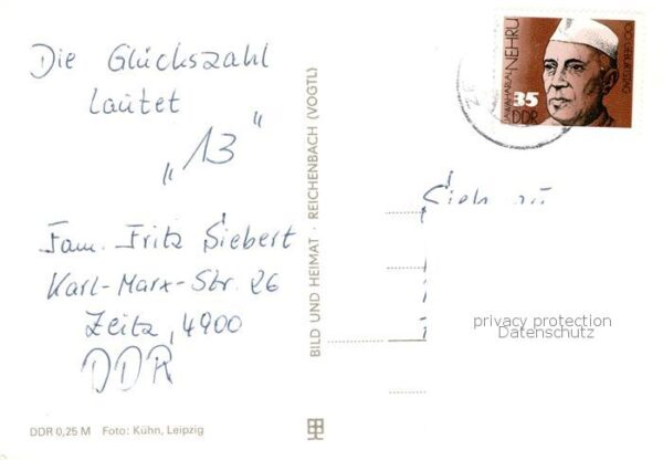 Zeitz Wohnsiedlung Neubauten Denkmal Bueste – Bild 2