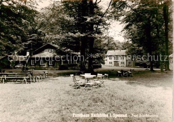 Bischbrunn Forsthaus Karlshoehe im Spessart