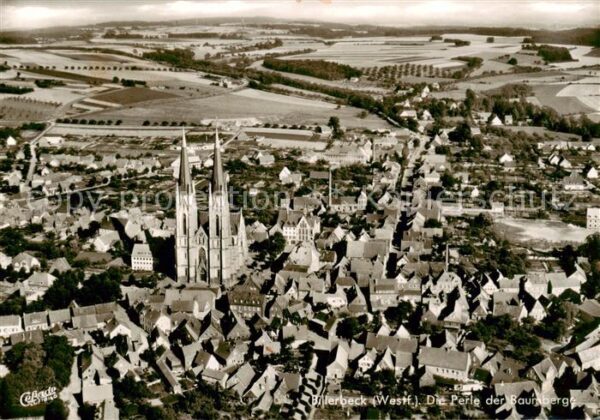 Billerbeck Lippe Fliegeraufnahme mit Kirche
