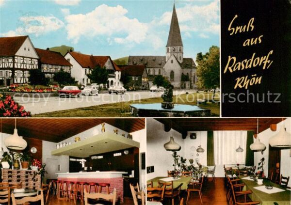 Rasdorf Huenfeld Gasthaus Zum Adler Gaststube Bar Kirche