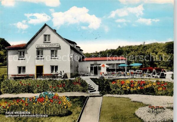 Schoenbach Dillkreis Haus Waldblick Terrasse