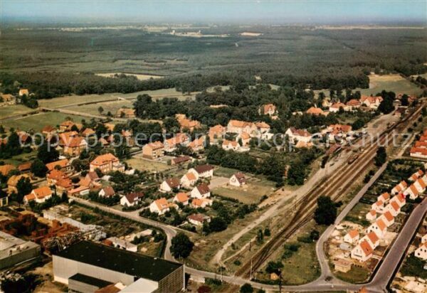 Wietze Celle Fliegeraufnahme mit Bahnhof