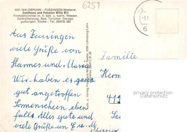 Fussingen Gasthaus und Pension Willy Baer – Bild 2