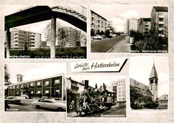 Hattersheim Main Neubau Gebiet Teplitz Schoenauer Strasse Rathaus Kinderspielpla