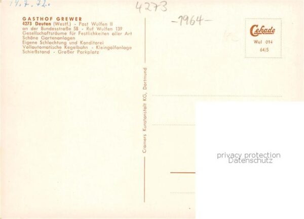 Deuten Gasthof Grewer Gastraeume Terrasse – Bild 2