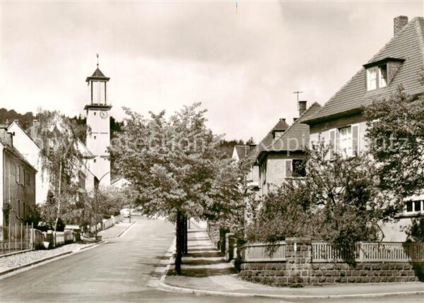 Hambach Neustadt Dr Wirth Strasse mit Pauluskirche